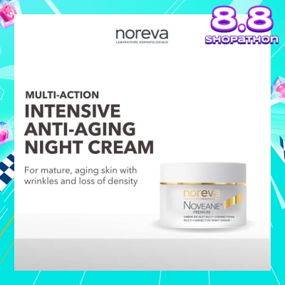 NOREVA Noveane Multi Corrective Night Cream (Anti Aging + Redensifying + Anti Wrinkle Cream With Hyaluronic Acid) 50ml