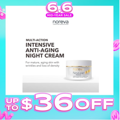 NOREVA - Noveane Multi Corrective Night Cream (Anti Aging + Redensifying + Anti Wrinkle Cream With Hyaluronic Acid) 50ml