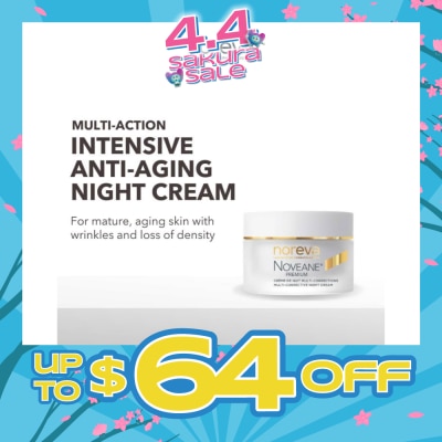 NOREVA - Noveane Multi Corrective Night Cream (Anti Aging + Redensifying + Anti Wrinkle Cream With Hyaluronic Acid) 50ml