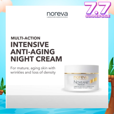 NOREVA Noveane Multi Corrective Night Cream (Anti Aging + Redensifying + Anti Wrinkle Cream With Hyaluronic Acid) 50ml
