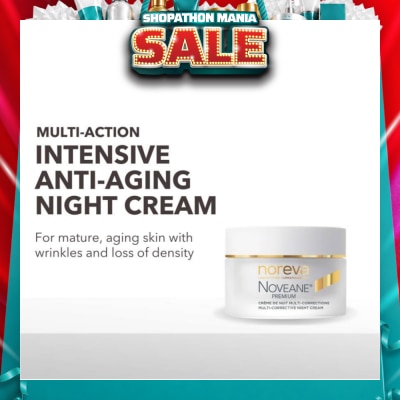 NOREVA - Noveane Multi Corrective Night Cream (Anti Aging + Redensifying + Anti Wrinkle Cream With Hyaluronic Acid) 50ml
