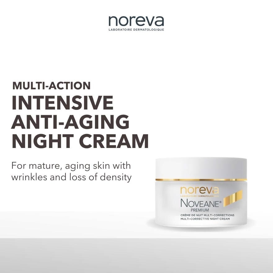 Noveane Multi Corrective Night Cream (Anti Aging + Redensifying + Anti Wrinkle Cream With Hyaluronic Acid) 50ml