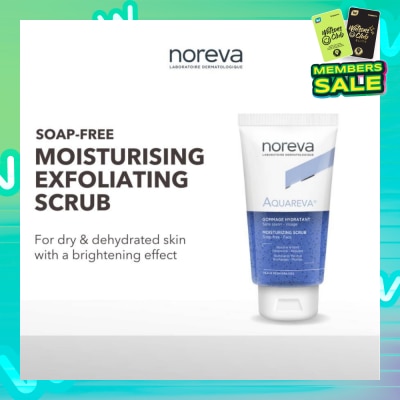NOREVA Aquareva Moisturizing Scrub With Bamboo Beads (Suitable For Dry & Dehydrated Skin) 75ml