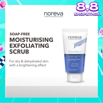 NOREVA Aquareva Moisturizing Scrub With Bamboo Beads (Suitable For Dry & Dehydrated Skin) 75ml
