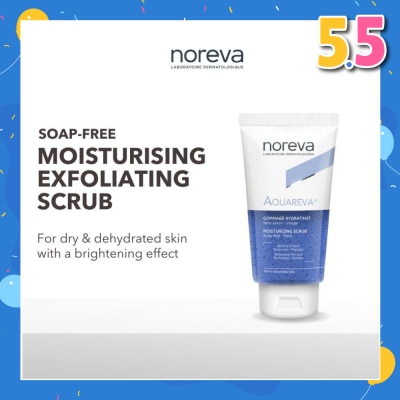 NOREVA Aquareva Moisturizing Scrub With Bamboo Beads (Suitable For Dry & Dehydrated Skin) 75ml