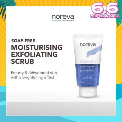 NOREVA Aquareva Moisturizing Scrub With Bamboo Beads (Suitable For Dry & Dehydrated Skin) 75ml