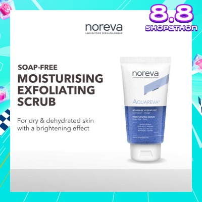 NOREVA Aquareva Moisturizing Scrub With Bamboo Beads (Suitable For Dry & Dehydrated Skin) 75ml