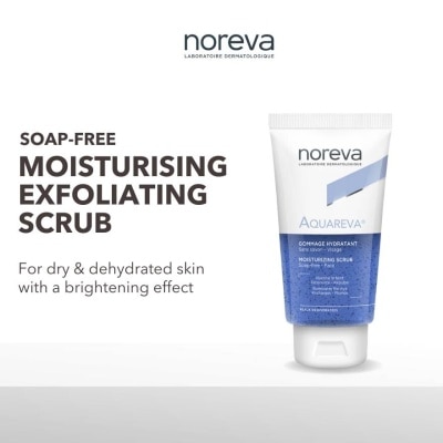 NOREVA Aquareva Moisturizing Scrub With Bamboo Beads (Suitable For Dry & Dehydrated Skin) 75ml