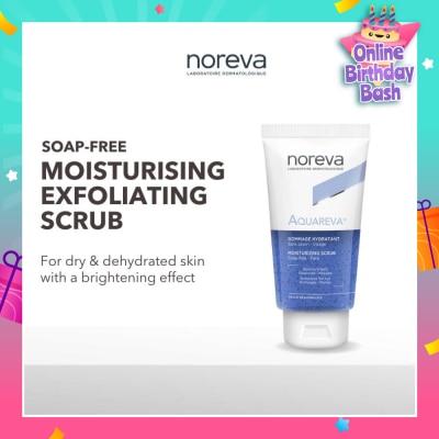 NOREVA Aquareva Moisturizing Scrub With Bamboo Beads (Suitable For Dry & Dehydrated Skin) 75ml