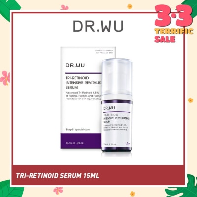 DR. WU Tri Retinoid Intensive Revitalising Serum 1.5% (Provide Better Skin Renewal Anti Aging Effects) 15ml