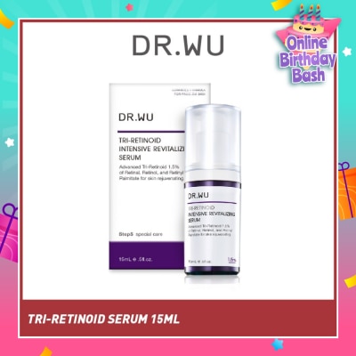 DR. WU Tri Retinoid Intensive Revitalising Serum 1.5% (Provide Better Skin Renewal Anti Aging Effects) 15ml