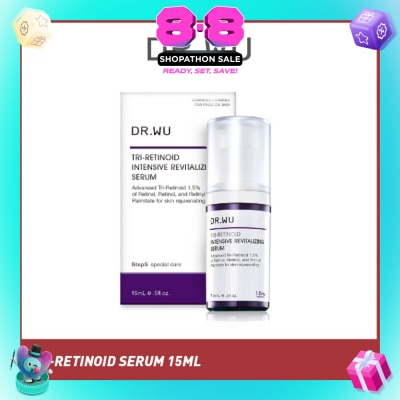 DR. WU - Tri Retinoid Intensive Revitalising Serum 1.5% (Provide Better Skin Renewal Anti Aging Effects) 15ml&nbsp;(Expiry: Jun`2027)