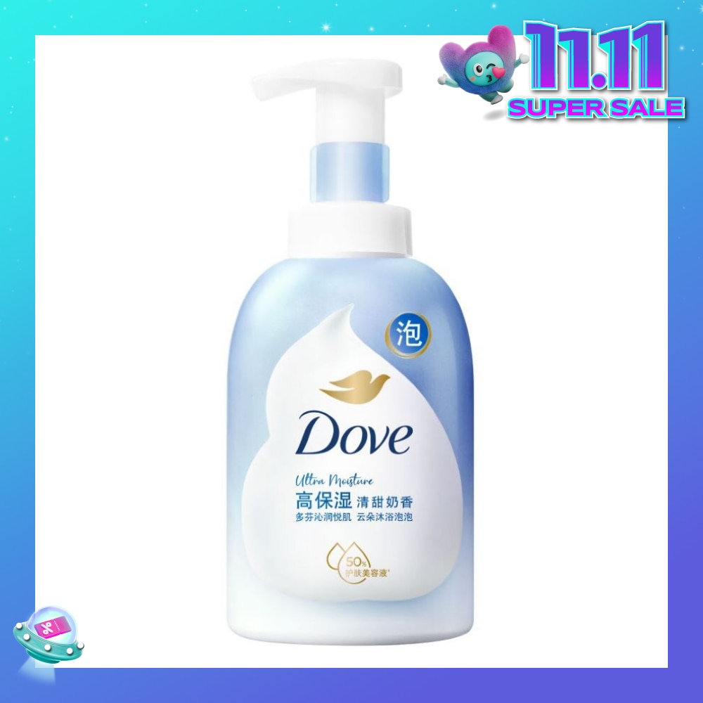 Dove Deep Moisture Self-Foaming Cloud Foam Body Wash 400ml