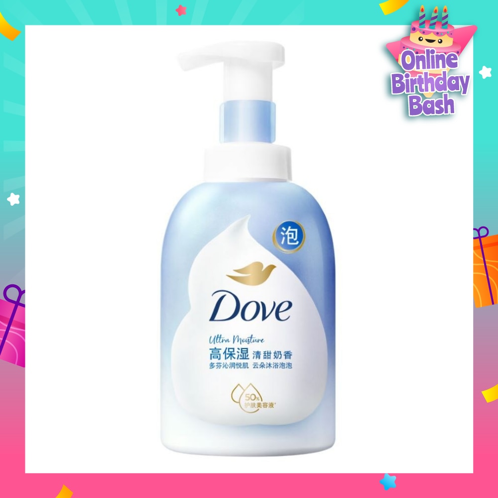 Dove Deep Moisture Self-Foaming Cloud Foam Body Wash 400ml