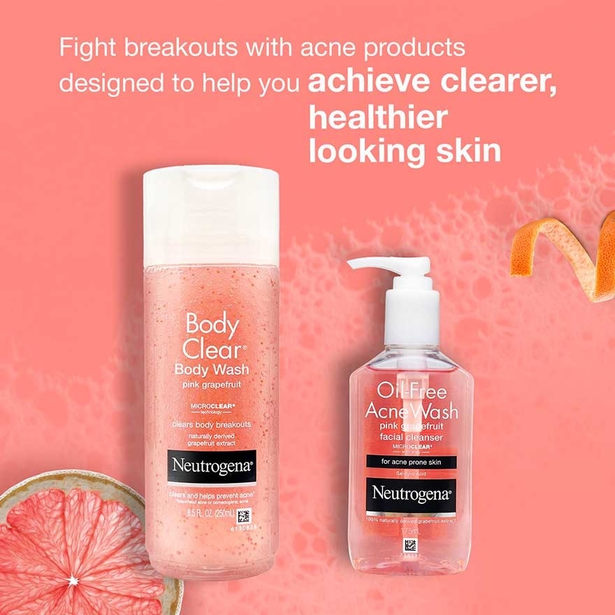 Body Clear Body Wash Pink Grapefruit (Tackle Acne With Every Wash) 250ml