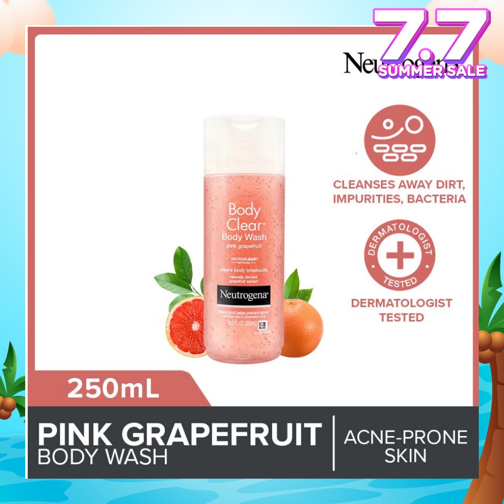 Body Clear Body Wash Pink Grapefruit (Tackle Acne With Every Wash) 250ml
