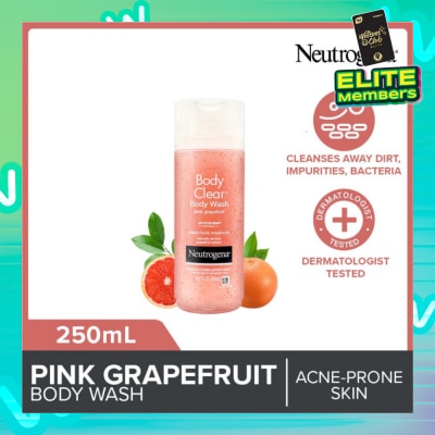 NEUTROGENA Body Clear Body Wash Pink Grapefruit (Tackle Acne With Every Wash) 250ml
