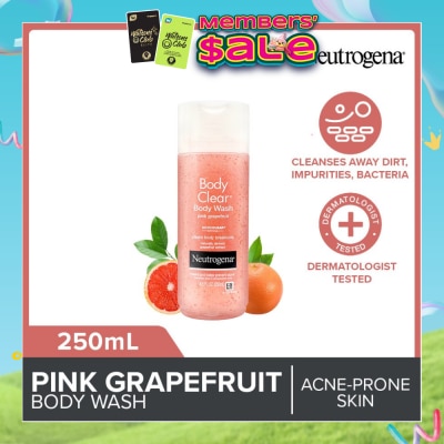 NEUTROGENA - Body Clear Body Wash Pink Grapefruit (Tackle Acne With Every Wash) 250ml