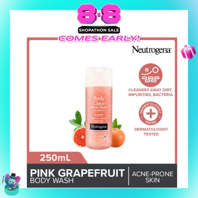 NEUTROGENA - Body Clear Body Wash Pink Grapefruit (Tackle Acne With Every Wash) 250ml