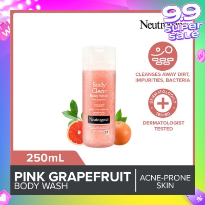 NEUTROGENA Body Clear Body Wash Pink Grapefruit (Tackle Acne With Every Wash) 250ml