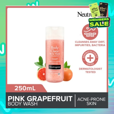 NEUTROGENA Body Clear Body Wash Pink Grapefruit (Tackle Acne With Every Wash) 250ml