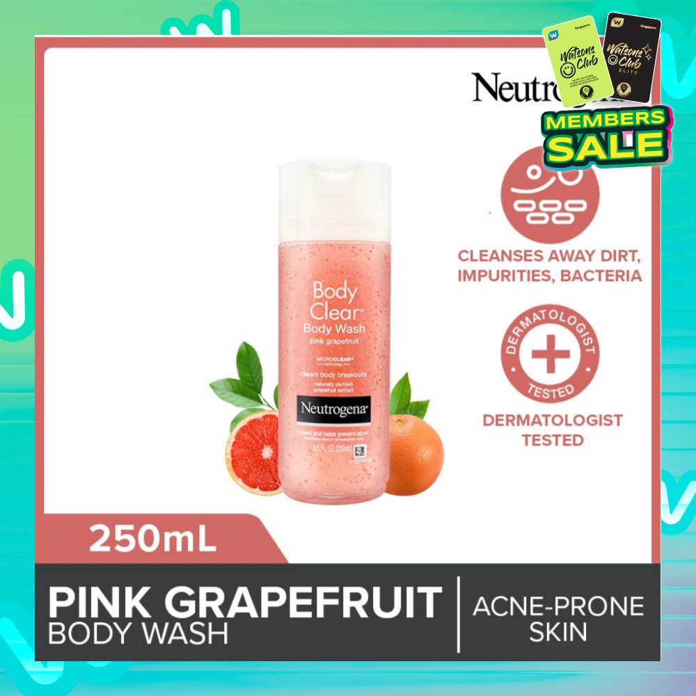 Body Clear Body Wash Pink Grapefruit (Tackle Acne With Every Wash) 250ml