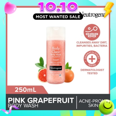 NEUTROGENA Body Clear Body Wash Pink Grapefruit (Tackle Acne With Every Wash) 250ml image