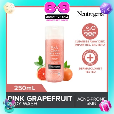 NEUTROGENA - Body Clear Body Wash Pink Grapefruit (Tackle Acne With Every Wash) 250ml