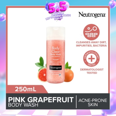 NEUTROGENA - Body Clear Body Wash Pink Grapefruit (Tackle Acne With Every Wash) 250ml