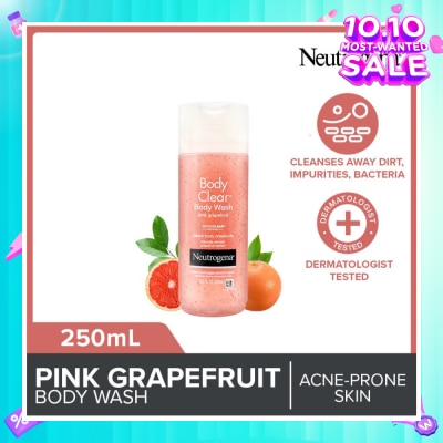 NEUTROGENA Body Clear Body Wash Pink Grapefruit (Tackle Acne With Every Wash) 250ml