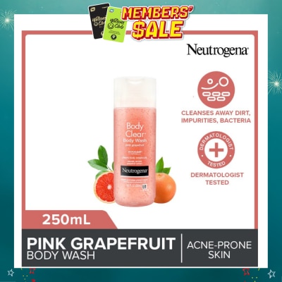 NEUTROGENA - Body Clear Body Wash Pink Grapefruit (Tackle Acne With Every Wash) 250ml