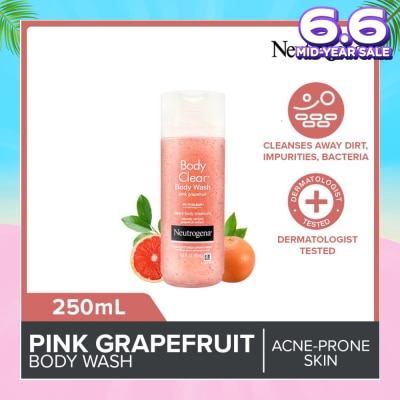 NEUTROGENA Body Clear Body Wash Pink Grapefruit (Tackle Acne With Every Wash) 250ml