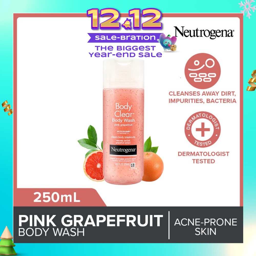 Body Clear Body Wash Pink Grapefruit (Tackle Acne With Every Wash) 250ml