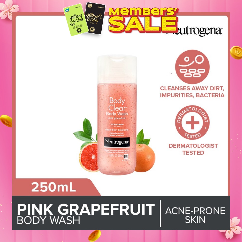 Body Clear Body Wash Pink Grapefruit (Tackle Acne With Every Wash) 250ml