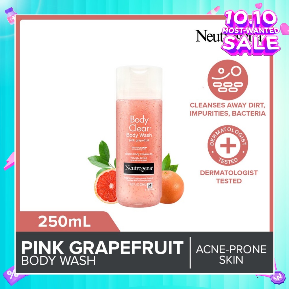 Body Clear Body Wash Pink Grapefruit (Tackle Acne With Every Wash) 250ml
