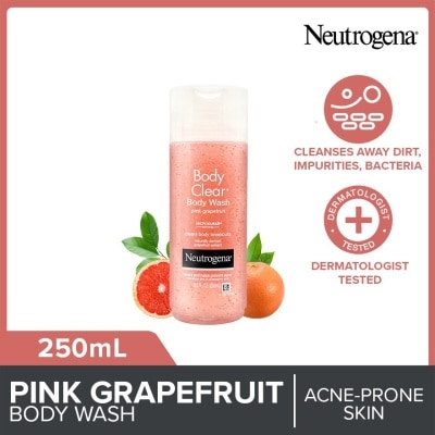 NEUTROGENA Body Clear Body Wash Pink Grapefruit (Tackle Acne With Every Wash) 250ml