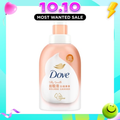 DOVE Peach Self Foaming Cloud Foam Body Wash 400ml image