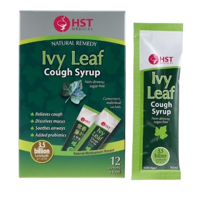 HERITAGE - Ivy Leaf Cough Syrup Sachet 10ml x 12s