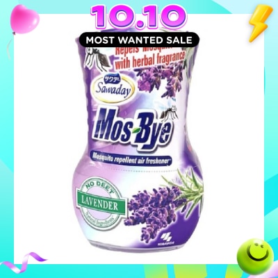 SAWADAY Mos Bye Mosquito Repellent Air Freshener Lavender Scent (Repels Mosquito with Herbal Fragrances) 1s image