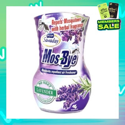 SAWADAY Mos-Bye Mosquito Repellent Air Freshener Lavender Scent (Repels Mosquito with Herbal Fragrances) 1s
