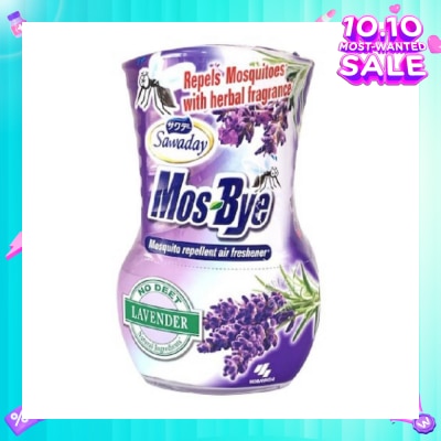 SAWADAY Mos-Bye Mosquito Repellent Air Freshener Lavender Scent (Repels Mosquito with Herbal Fragrances) 1s