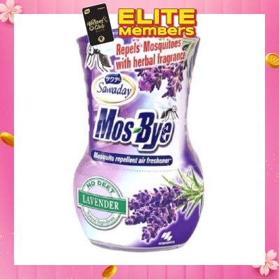 SAWADAY Mos-Bye Mosquito Repellent Air Freshener Lavender Scent (Repels Mosquito with Herbal Fragrances) 1s