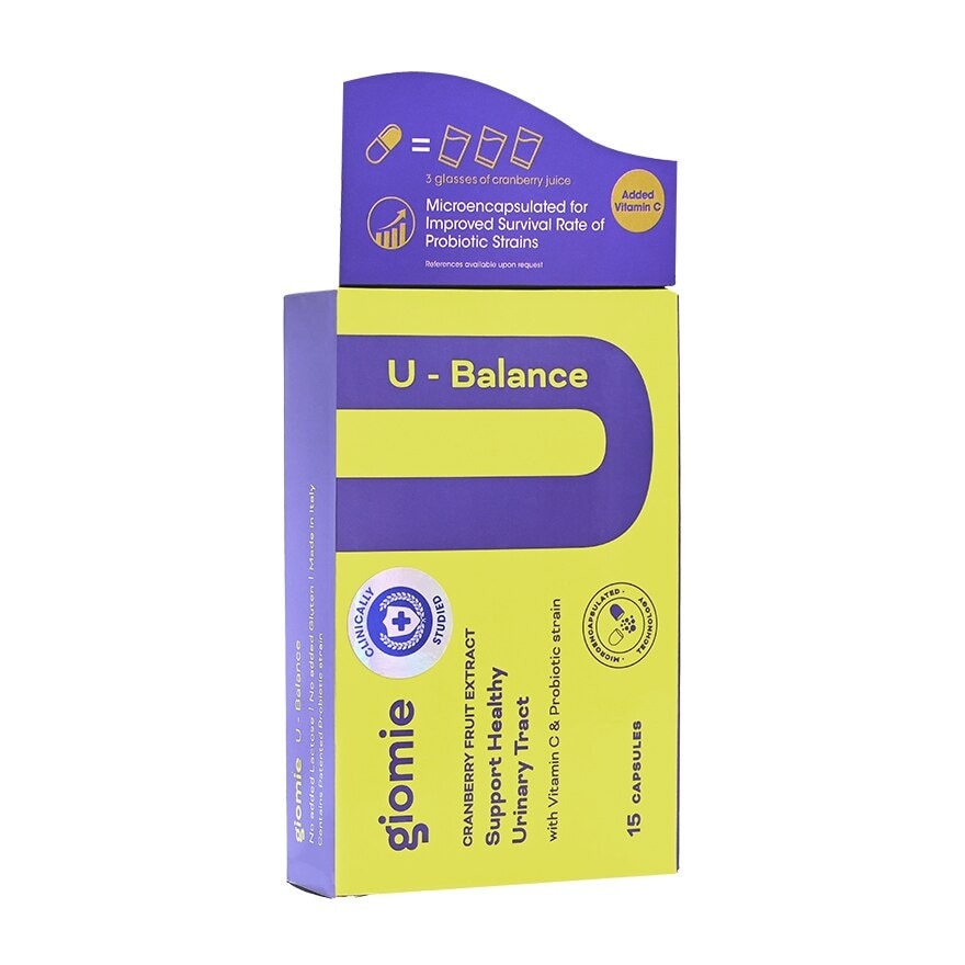 U-Balance Probiotic (Supports Healthy Urinary Tract with Clinically Studied Proanthocyanidins) 15s