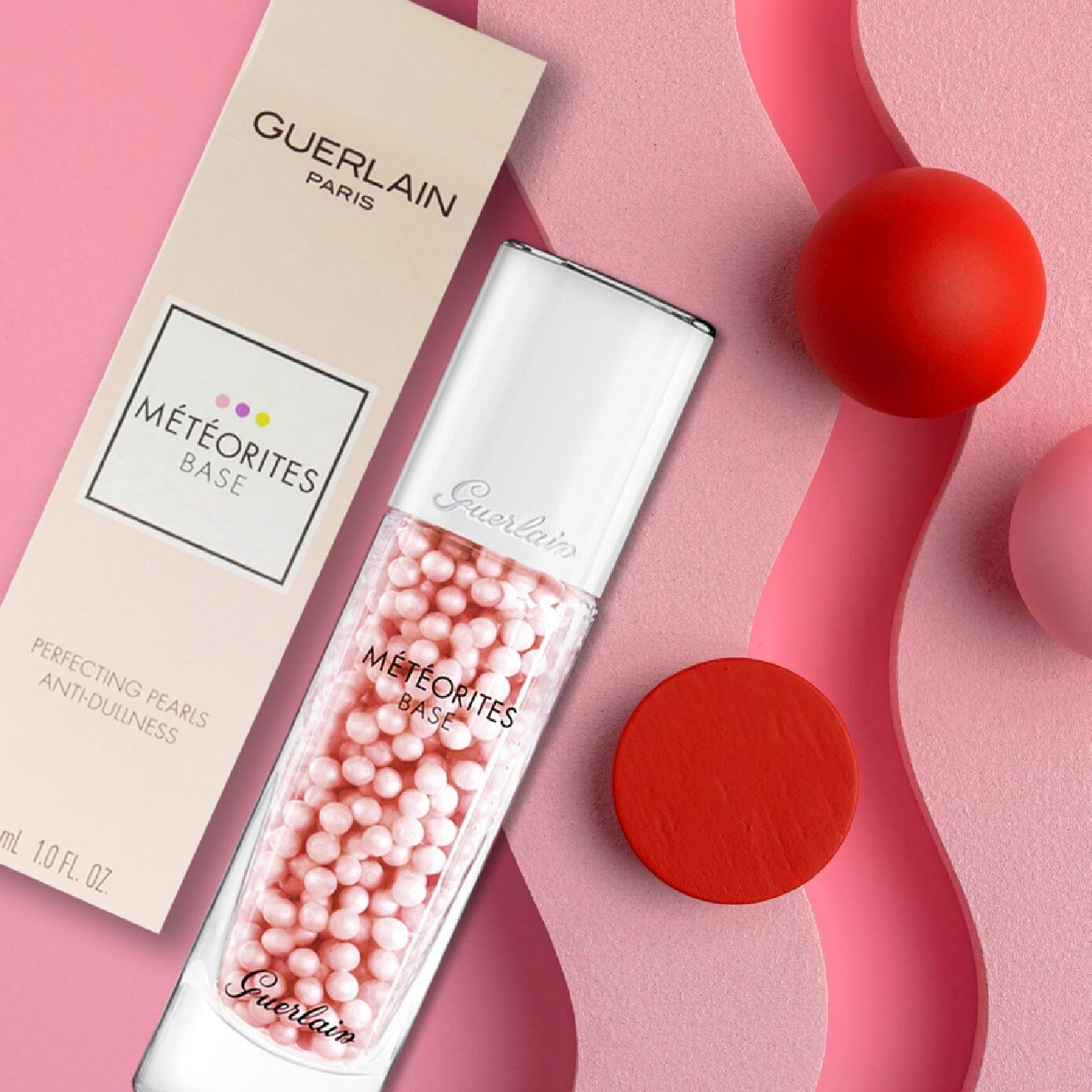 Guerlain MÉTÉORITES BASE ピンク Buy Guerlain Les Meteorites Base Primer Revived Pink 30 g