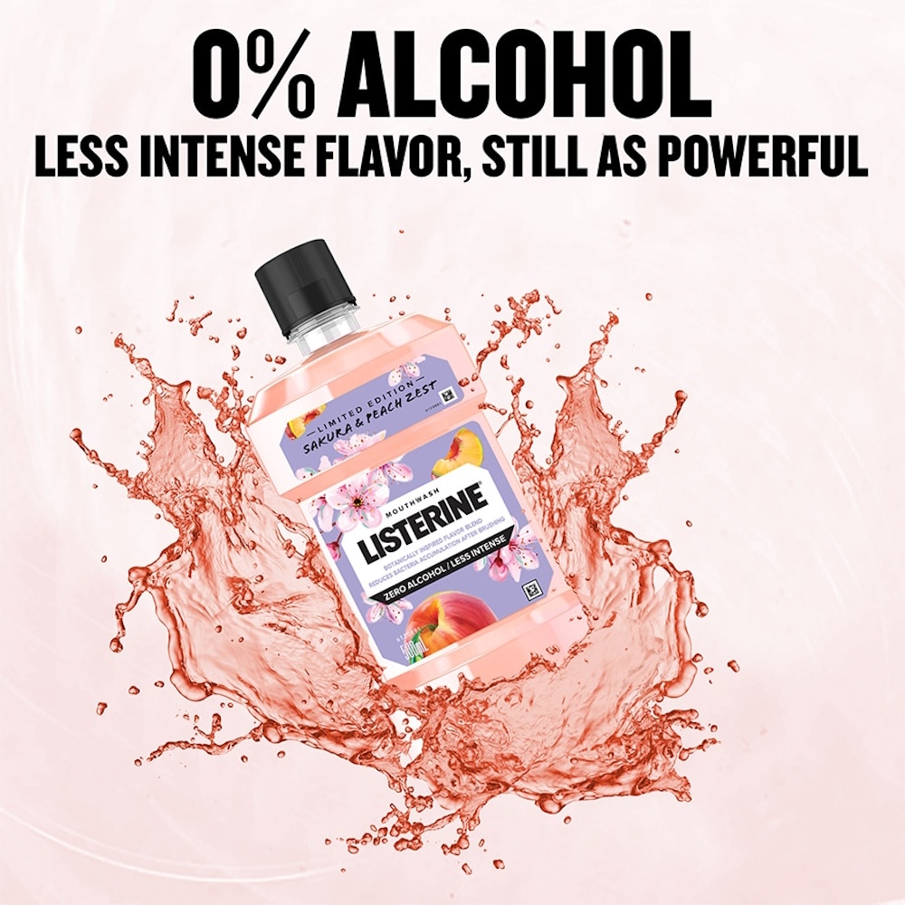 Limited Edition Mouthwash Sakura & Peach Zest 500ml