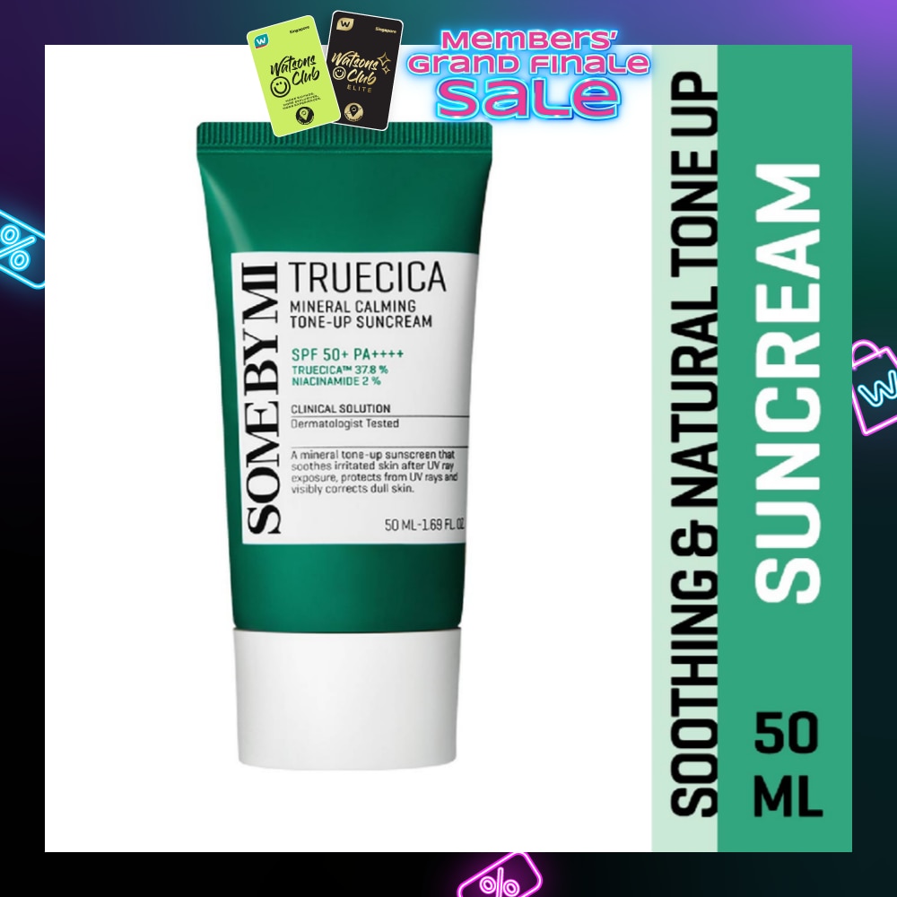 Truecica Mineral Calming Tone-Up Suncream SPF50+ PA++++ 50ml