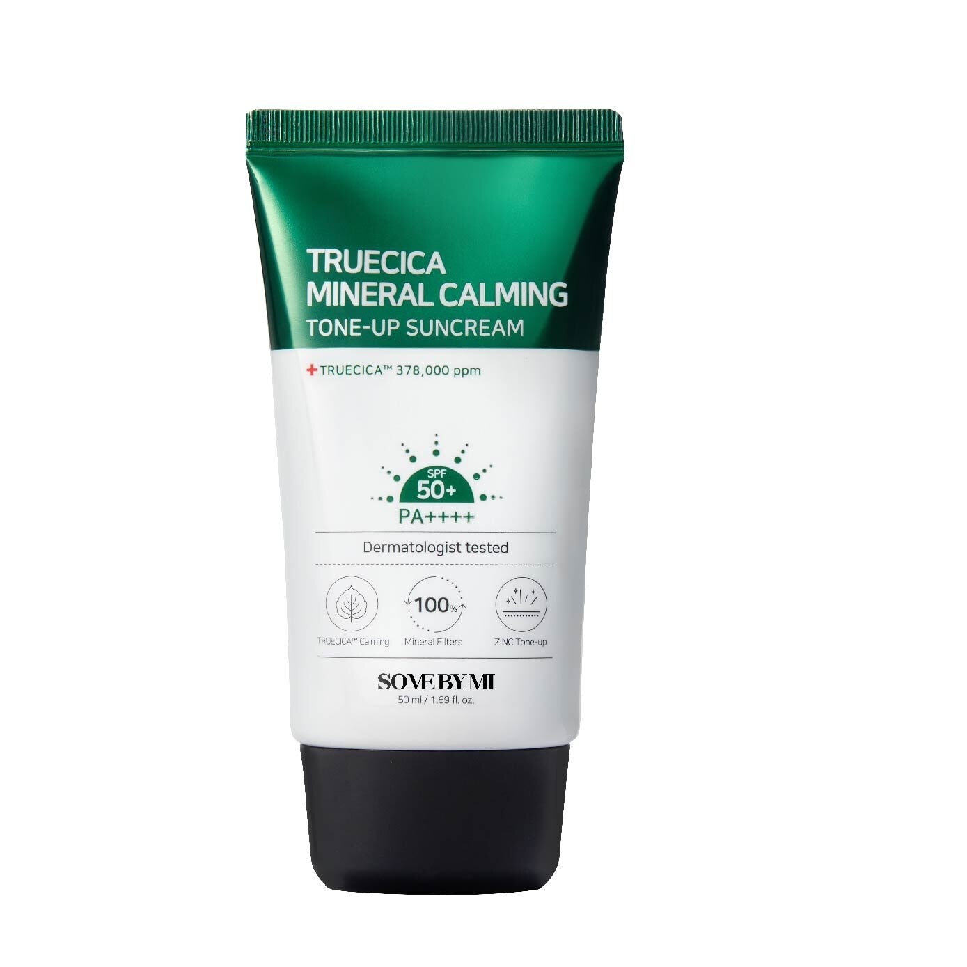 Truecica Mineral Calming Tone-Up Suncream SPF50+ PA++++ 50ml