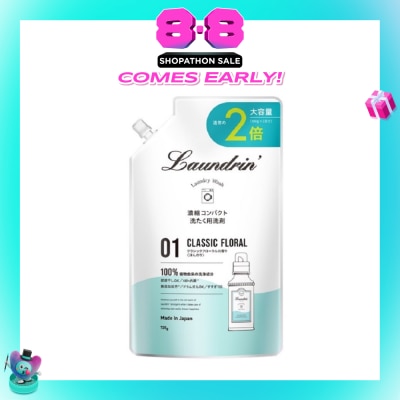 LAUNDRIN - Laundry Detergent Classic Floral Refill 720ml