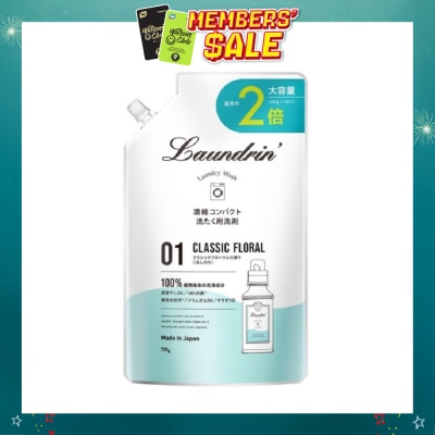 LAUNDRIN - Laundry Detergent Classic Floral Refill 720ml