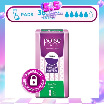 POISE - Pad Extraplus 36.5cm 10s